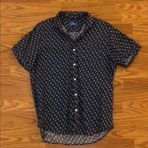 Men’s Toscano short sleeve button down. NWOT